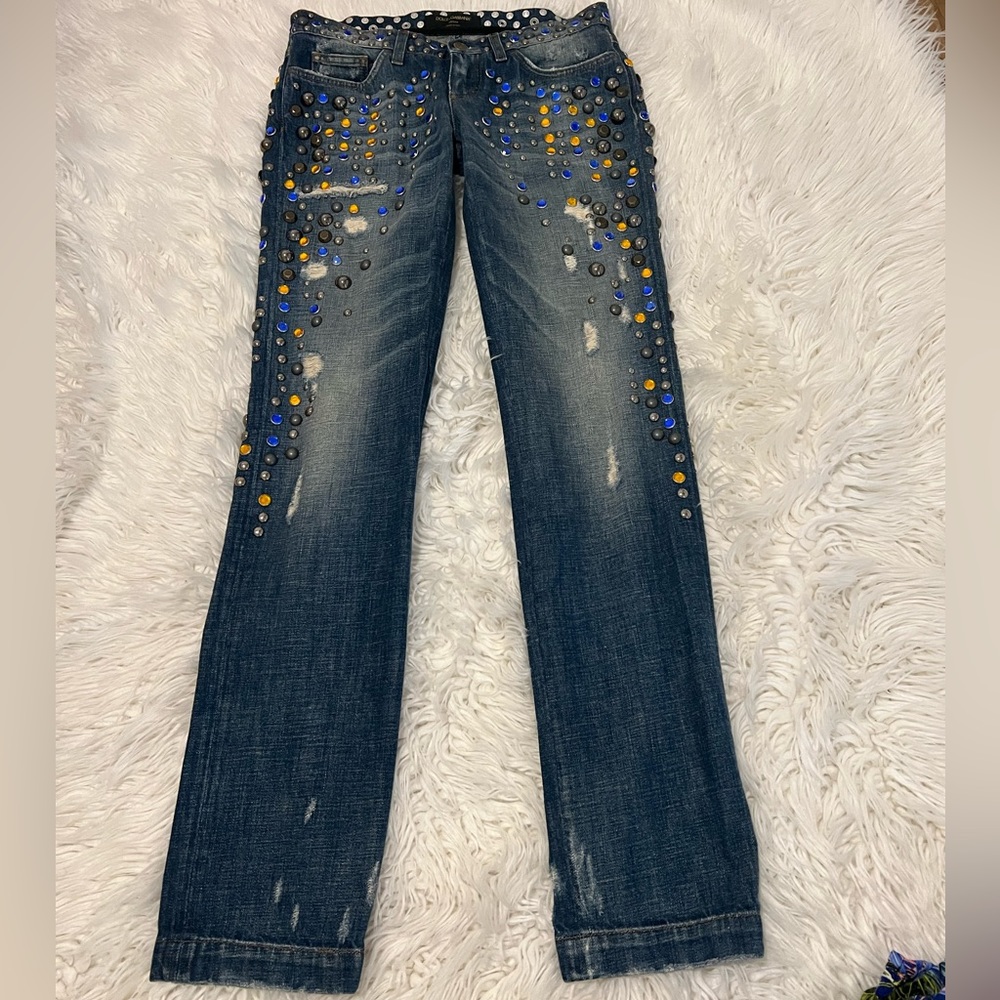 Dolce & Gabbana studded Jeans